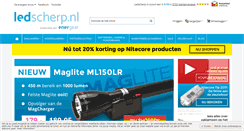 Desktop Screenshot of ledscherp.nl